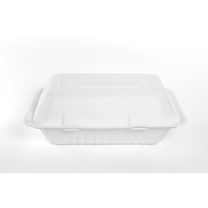 Envase de caña de azúcar 1000 ml 26x15 cm 50 uds.