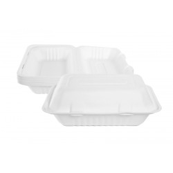 Embalagem de cana-de-açúcar 1000 ml 26x15 cm 250 uds