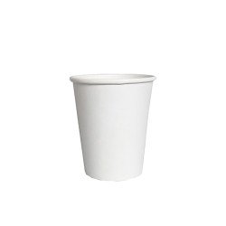 Bicchiere di carta bianca 250 ml / 8 oz 1000 unità