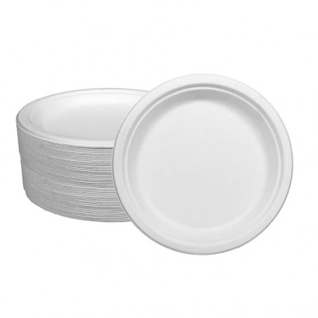 Placa de cana-de-açúcar 22 cm. Caixa de 500 unidades