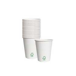 Vasos de papel blanco 350 ml / 12 oz 1000 unidades