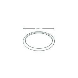 Plato caña de azúcar 18 cm pack de 50 unidades.