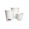 Vasos de papel blanco 350 ml / 12 oz 50 unidades