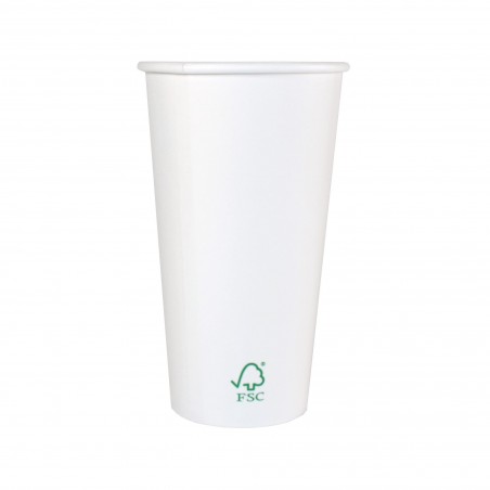 Copos de papel FSC 600 ml / 20 oz 50 unidades