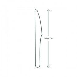 Cuchillo de madera 165 mm, 1.000 unidades