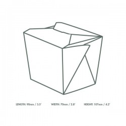 Caja noodle 32 oz / 1000 ml de Kraft 400 unidades