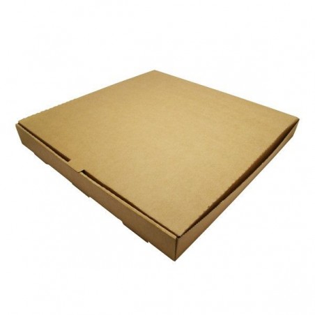 Scatola pizza 40 cm di kraft ecologico riciclato, 50 unità