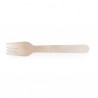 Tenedor de madera 165 mm, 100 unidades