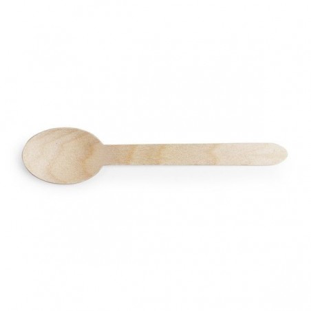 Cuchara de madera 165 mm, 100 unidades
