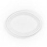 Plato ovalado caña de azúcar 26 x 20 cm 50 unidades