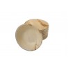 Bol de Hoja de palma Desechable. 16.5 x 3.5 cm. 50 unidades.