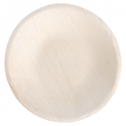 Ciotola usa e getta di foglia di palma. 16,5 x 3,5 cm. 100 unità.