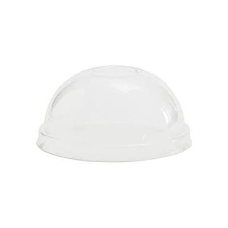 Capas de Ø 90mm. Feito de PLA transparente e bidoegradável, Caixa de 1.000 unidades