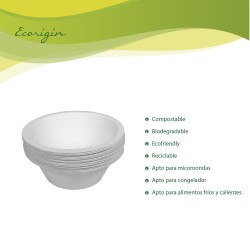 Ciotola canna da zucchero 500 ml 1000 unità