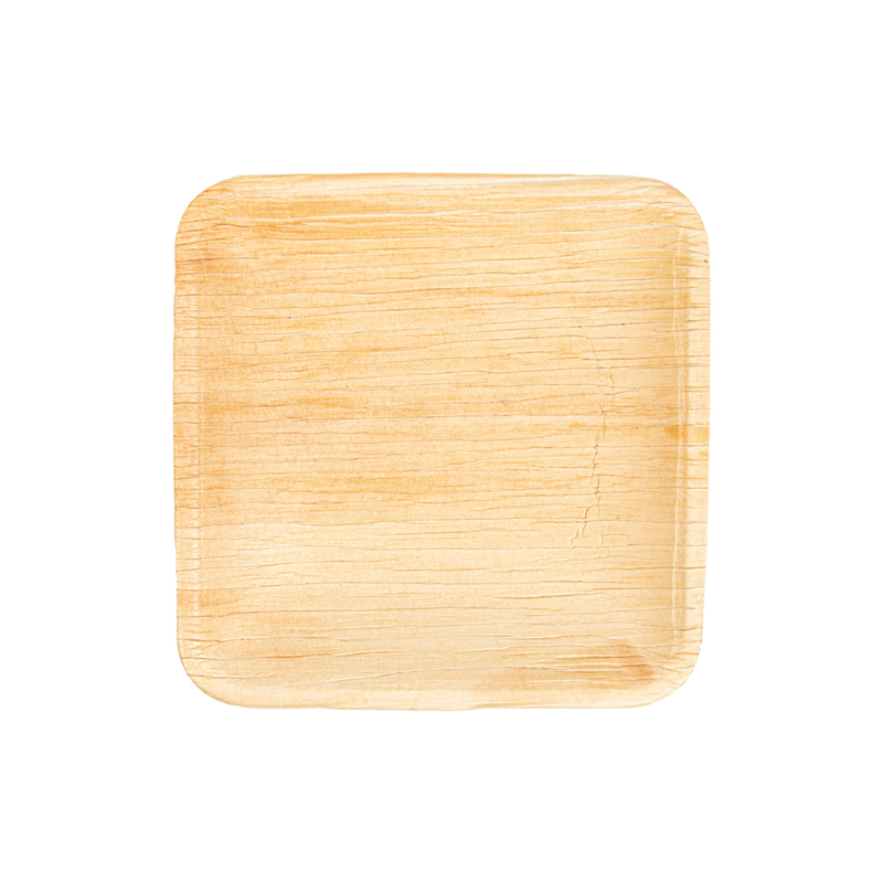 Platos de palma cuadrados 15x15 cm 200 uds.