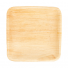 Pratos de palma quadrados 15x15 cm 25 pcs.
