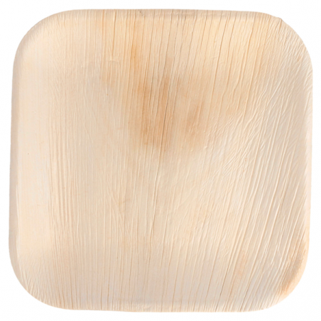 Platos de palma cuadrados 18x18 cm 200 uds.