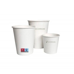 Vasos de papel blanco 250 ml / 8 oz 50 unidades
